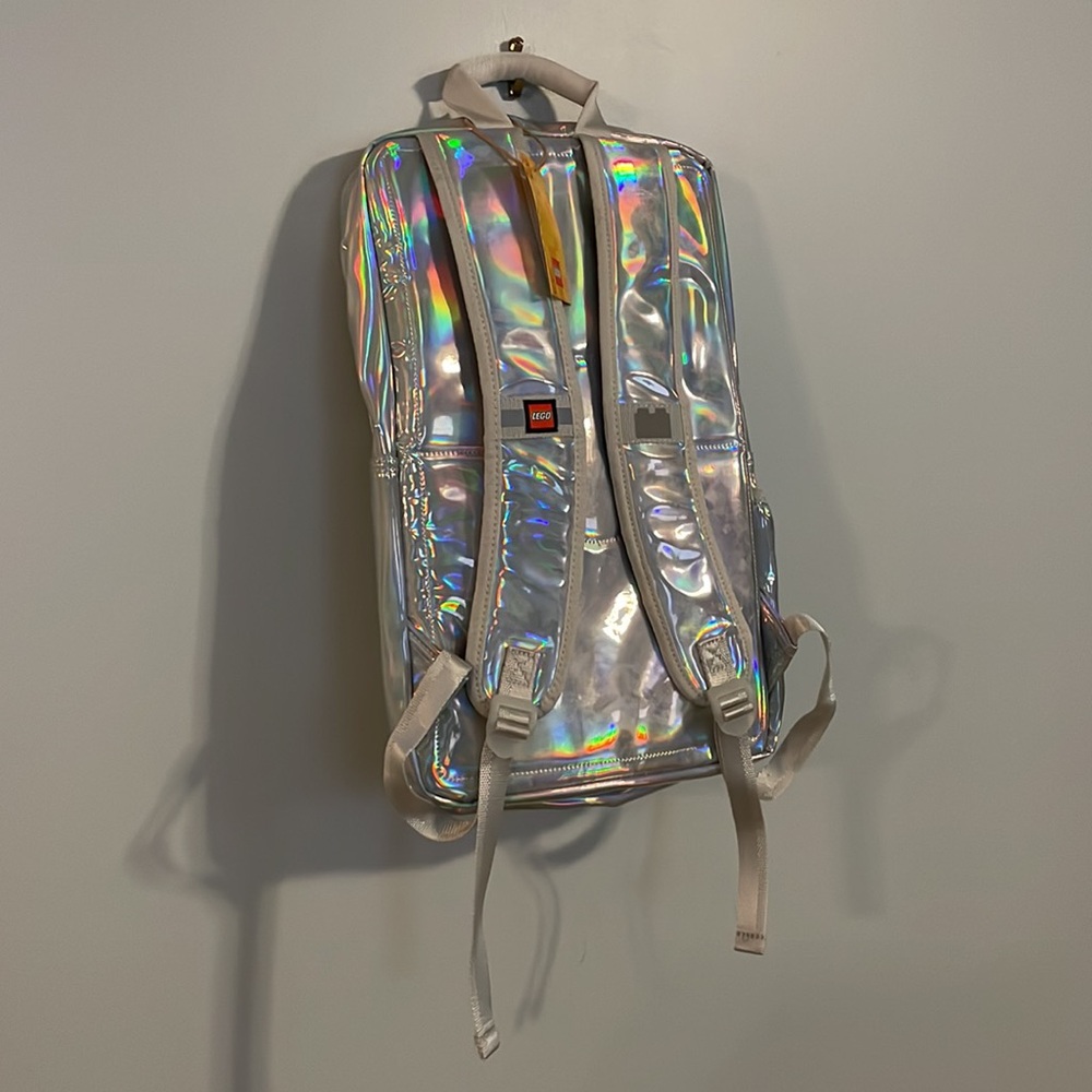NWT LEGO Holographic Brick 15" Backpack - Picture 11 of 14